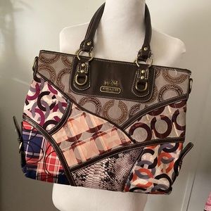 Coach printed purse.